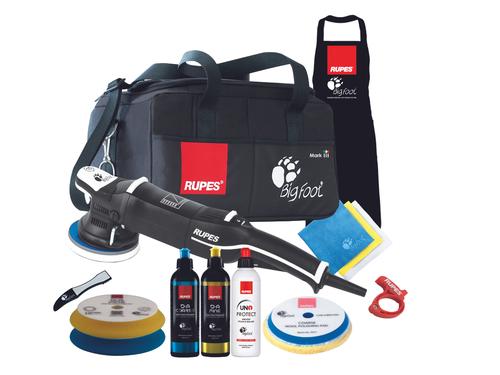 RUPES BIGFOOT LHR15 MARK III RANDOM ORBITAL POLISHER DELUXE KIT