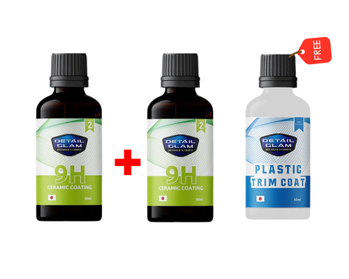 Buy 2 9H Ceramic Coating 50ML And Get Plastic Trim Coat 50ML Free