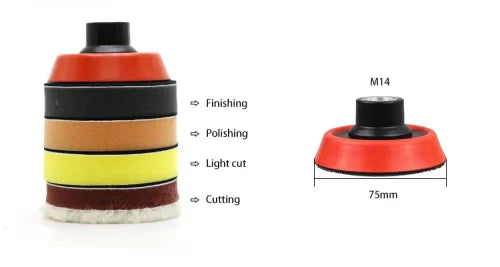 NORTHWOLF MINI POLISHING PAD KIT – 3 INCH