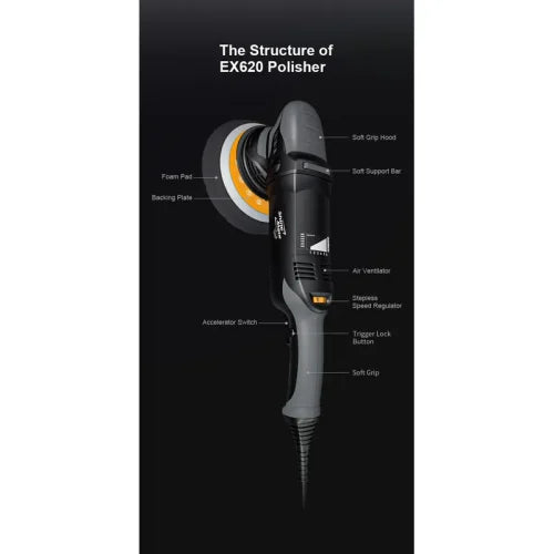 Shine Mate EX620/5"/15mm Dual Action Polisher