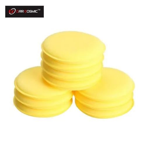 Polish Wax Applicator Pad | Yellow Applicator Sponge (Pack of 20)