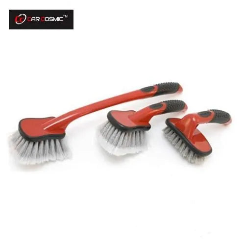 Fender, Tire and Wheel Well Brush Set of 3 With non-slip material
