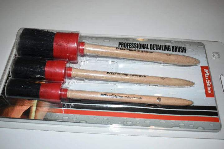 MaxShineDetailing Brush Set - 3 Pack