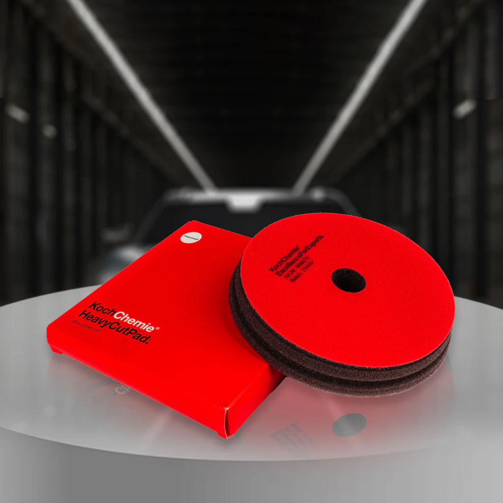 KOCH CHEMIE HEAVY CUT PAD RED 150*23 MM