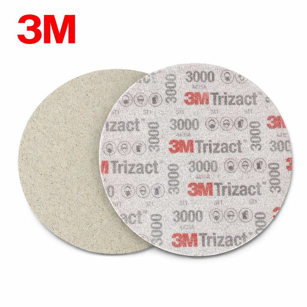 3M Trizact 6 Inch P3000 Grit Foam Disc | Paint Correction & Finishing | ( Set of 15 )