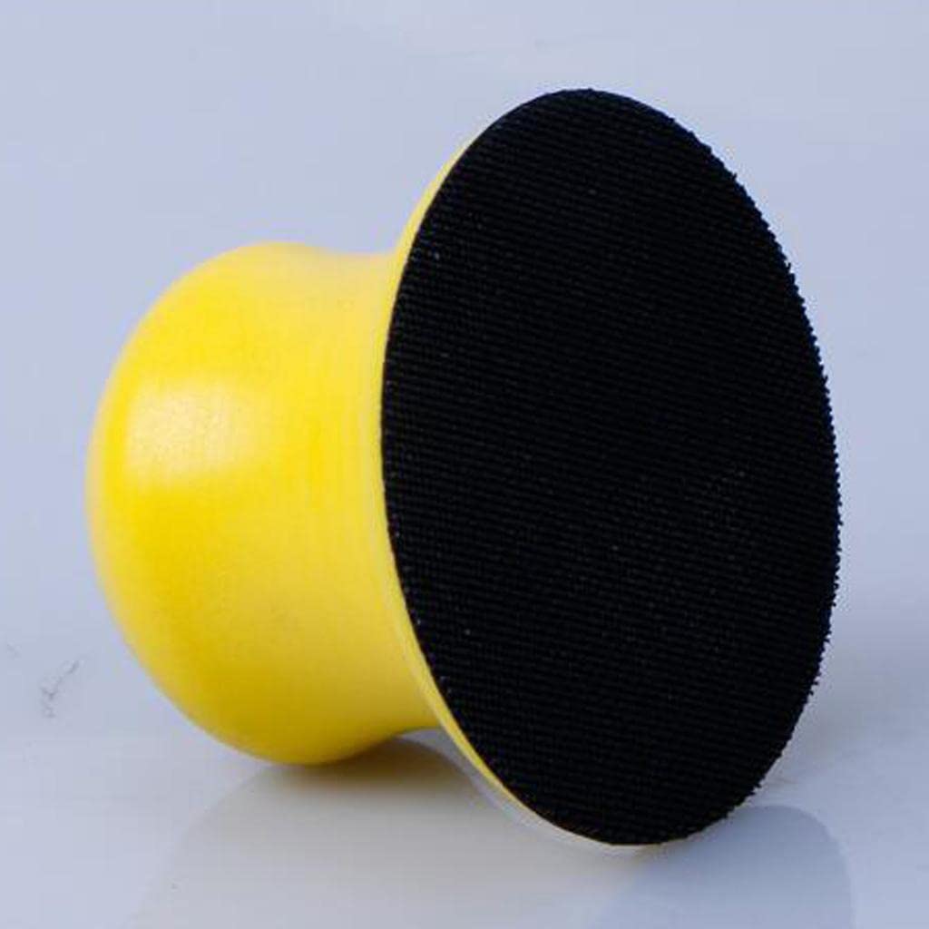 ShineMate Round Disc Hand Pad 3 Inch Velcro Face Block