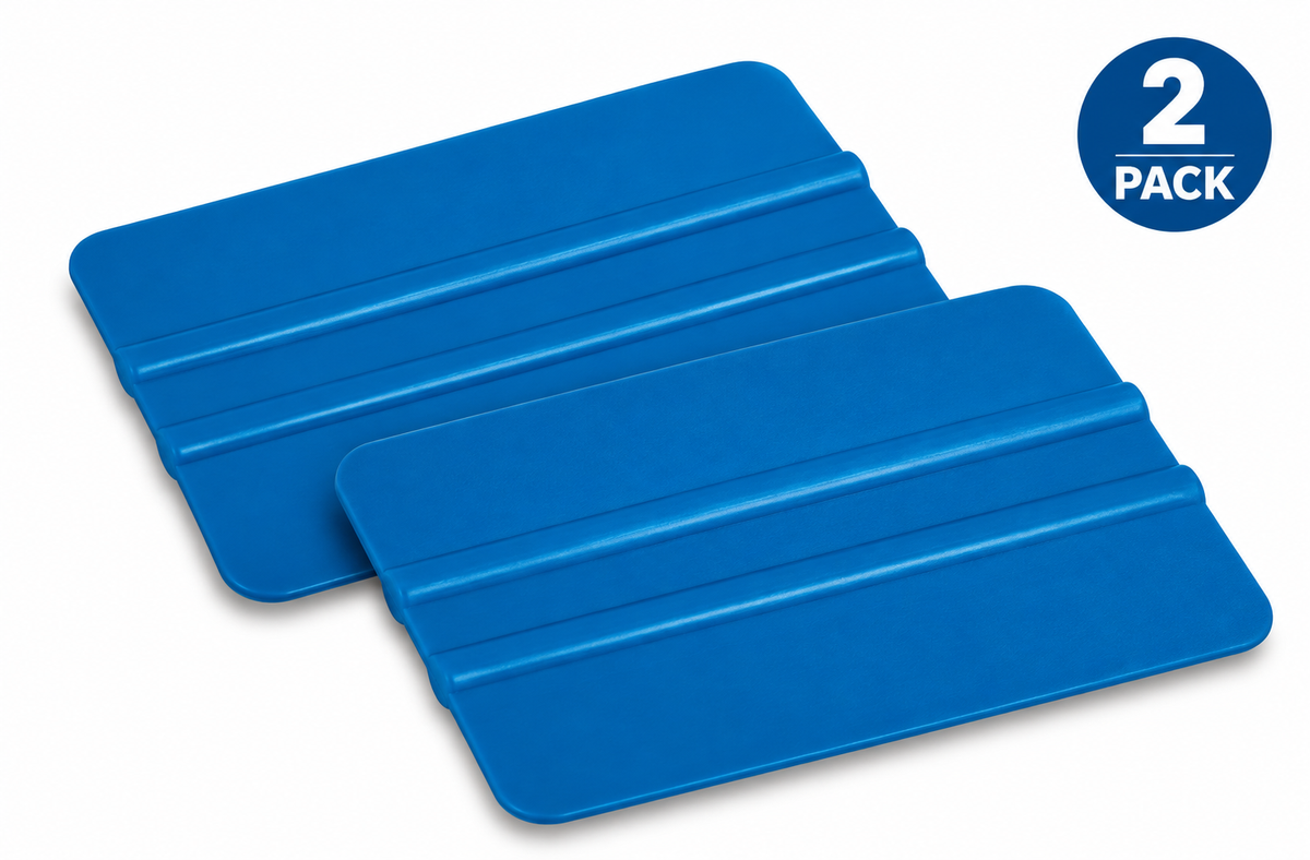 Blue Soft Squeegee for PPF, Vinyl Wrap & Window Film (Pack of 2)