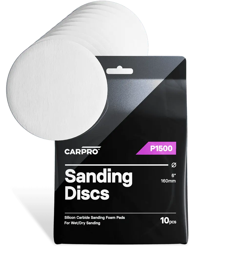 CarPro Sanding Disc Wet & Dry P1500 160mm 6" Pack of 10