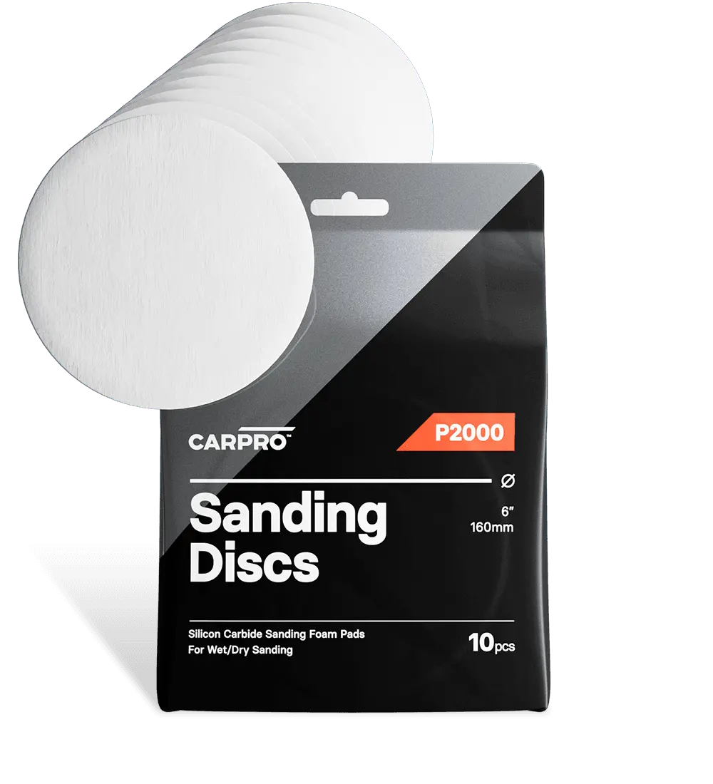 CarPro Sanding Disc Wet & Dry P2000 160mm 6" Pack of 10