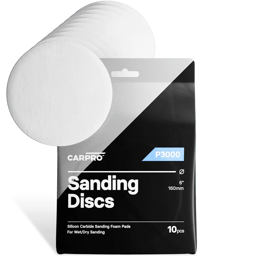 CarPro Sanding Disc Wet & Dry P3000 160mm 6" Pack of 10