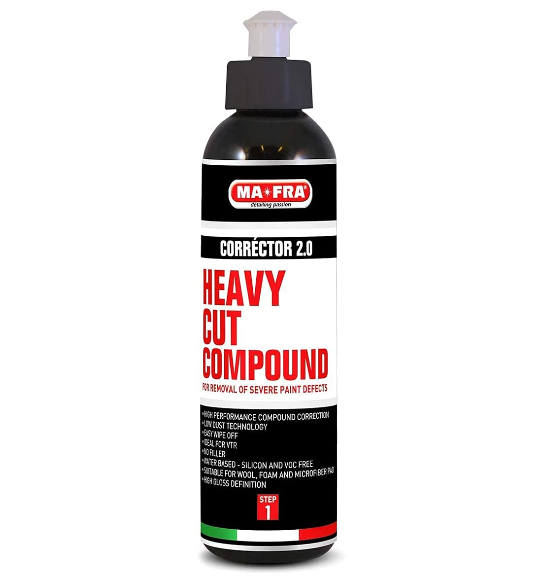 Mafra, Polish Corrector 2.0, Strong Heavy Cut Compound (250gm)