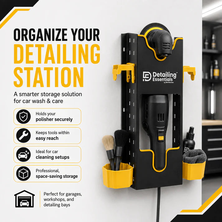 Detailing Essentials Polisher Machine Wall Mount Holder