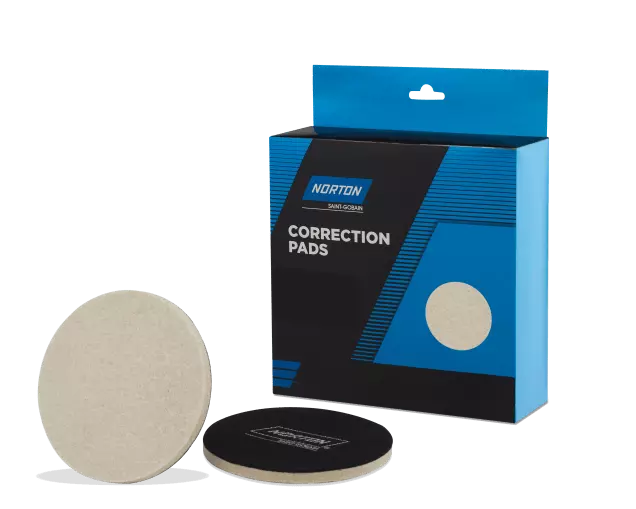 Norton Velcro Felt Disc  5" - White/Black