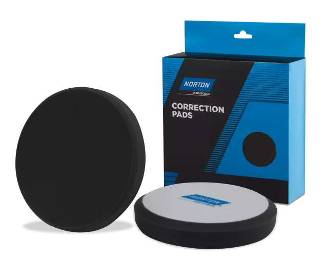 Norton Finishing Foam Pad - 6 Inch - Black