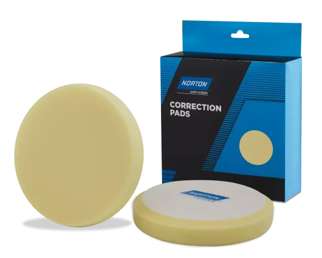 Norton Heavy Cut Paint Correction Foam Pad - Yellow 3inch