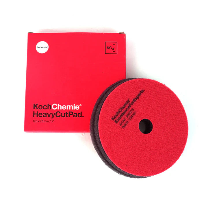 Koch Chemie Heavy Cut Pad Red 126x23 mm (5”)