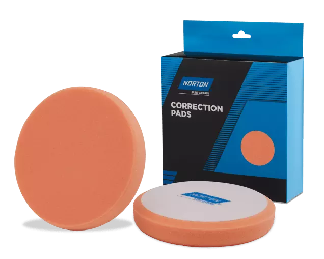 NORTON MEDIUM CUT FOAM PAD - Orange  3"