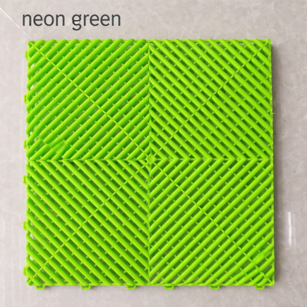 Car Wash Floor Mat Tile, 40x40cm (1.72 sq.ft), Thickness 32mm Pack of 28