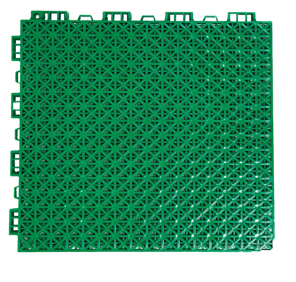 Heavy Duty Interlocking Plastic Floor Tiles for Car Detailing Studio ( 1ft x 1ft ) T (15.9mm)