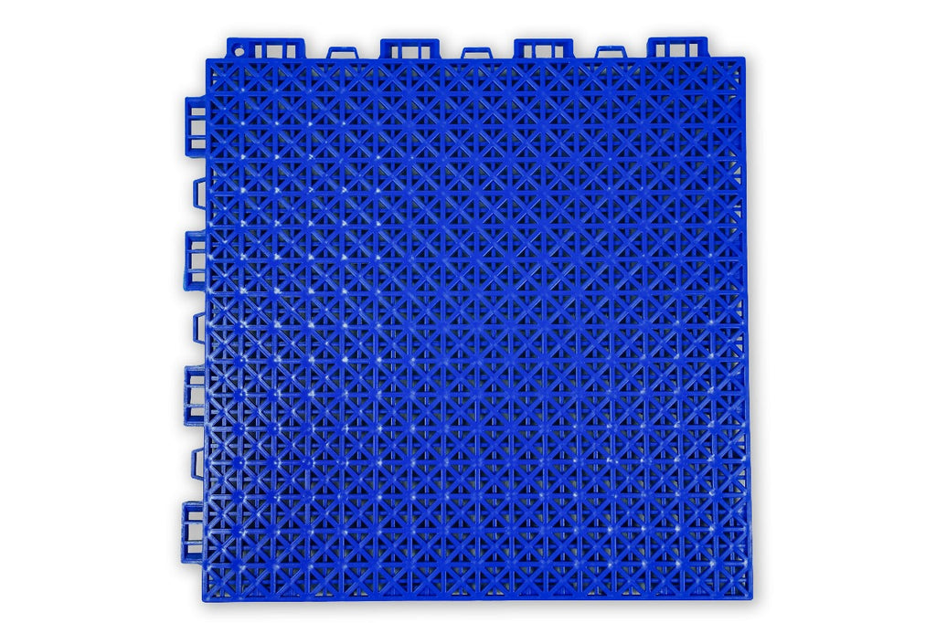 Heavy Duty Interlocking Plastic Floor Tiles for Car Detailing Studio ( 1ft x 1ft ) T (15.9mm)