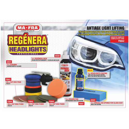MAFRA Regenera Headlight Kit Professional