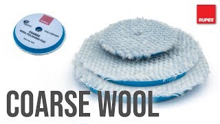 RUPES 9.NW80H Coarse Wool Polishing Pad, 80/90 mm, 3"
