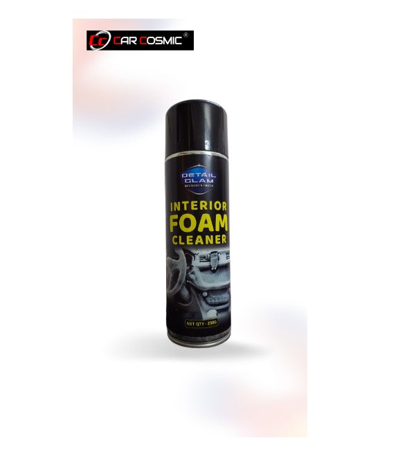 Detail Glam Foaming Car Interior Cleaner |Upholstery & Leather cleaner | Removes tough stains & dirt inside your car (pack of 6)