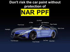 NAR Paint Protection Film (PPF), Heat Self Healing TPU Matte, M190, 190um