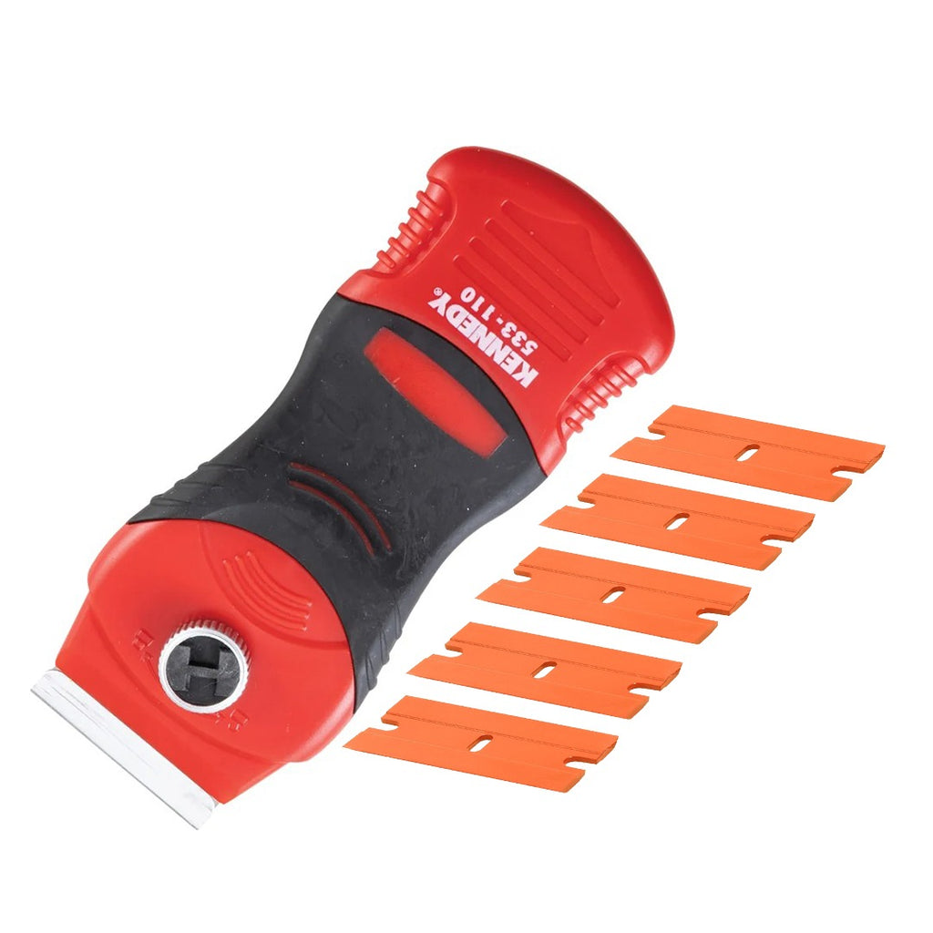 Window Scraper, 10mm, with Steel And plastic Blade