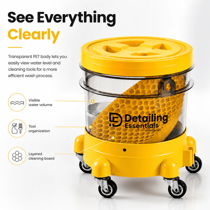 Detailing Essentials Detailing Bucket with Trolley