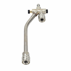 CC Duo Attachment for Foam & Pressure Washer | Dual Flow Connector with Extension Arm