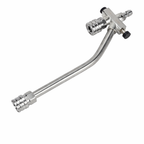 CC Duo Attachment for Foam & Pressure Washer | Dual Flow Connector with Extension Arm