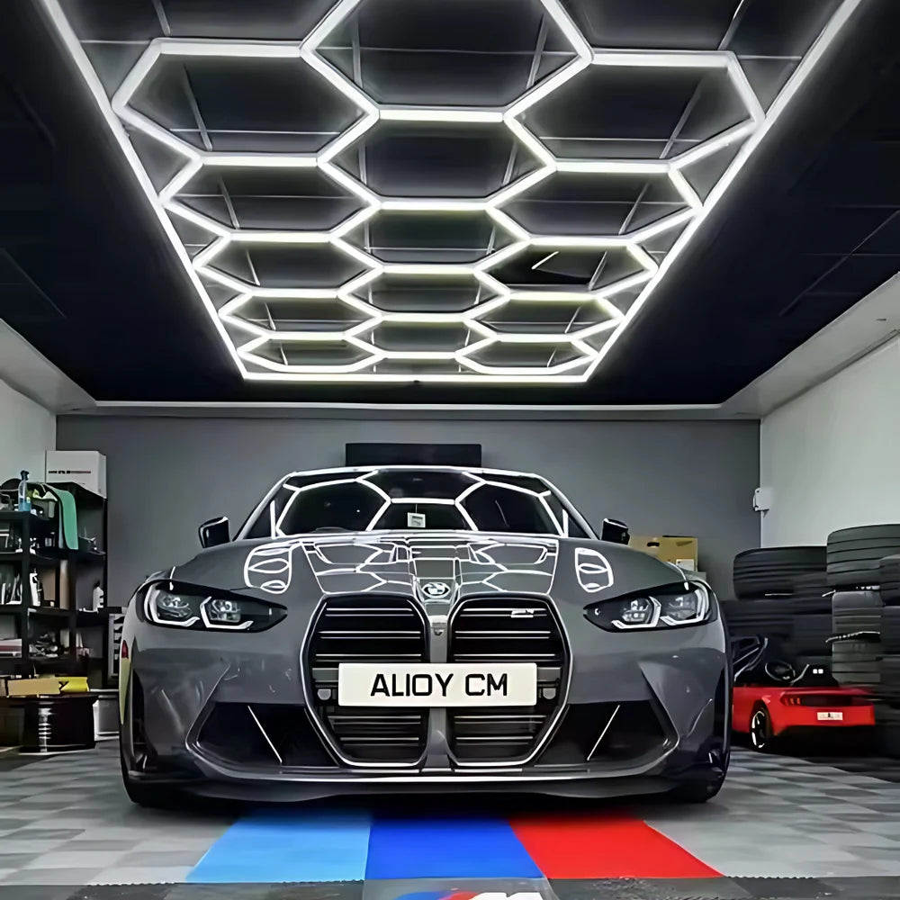 Sealing LED Lights with Different Patterns LED Hexagon Light Kit for Detailing studio
