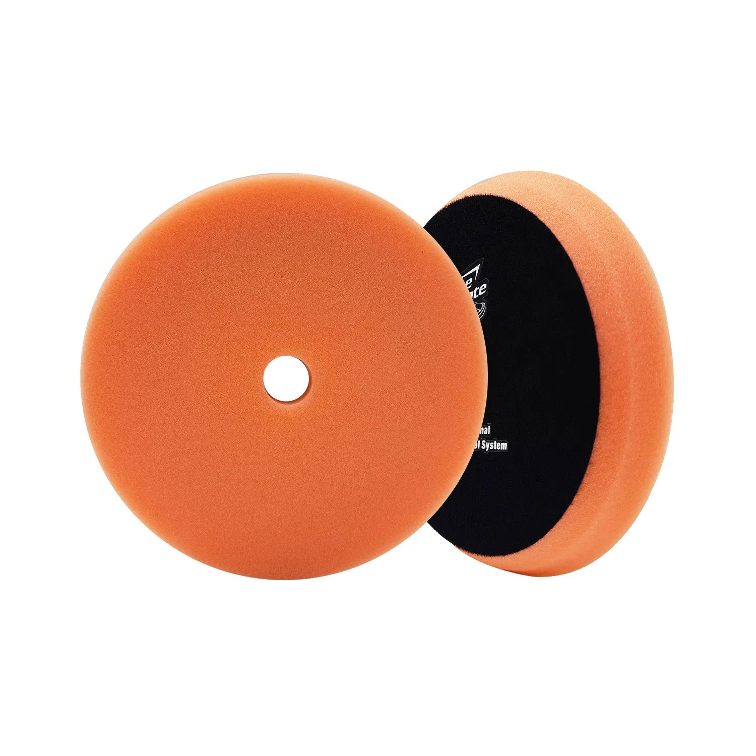 ShineMate Flat-Face Orange T40 Medium-Cut Foam Polishing Pad