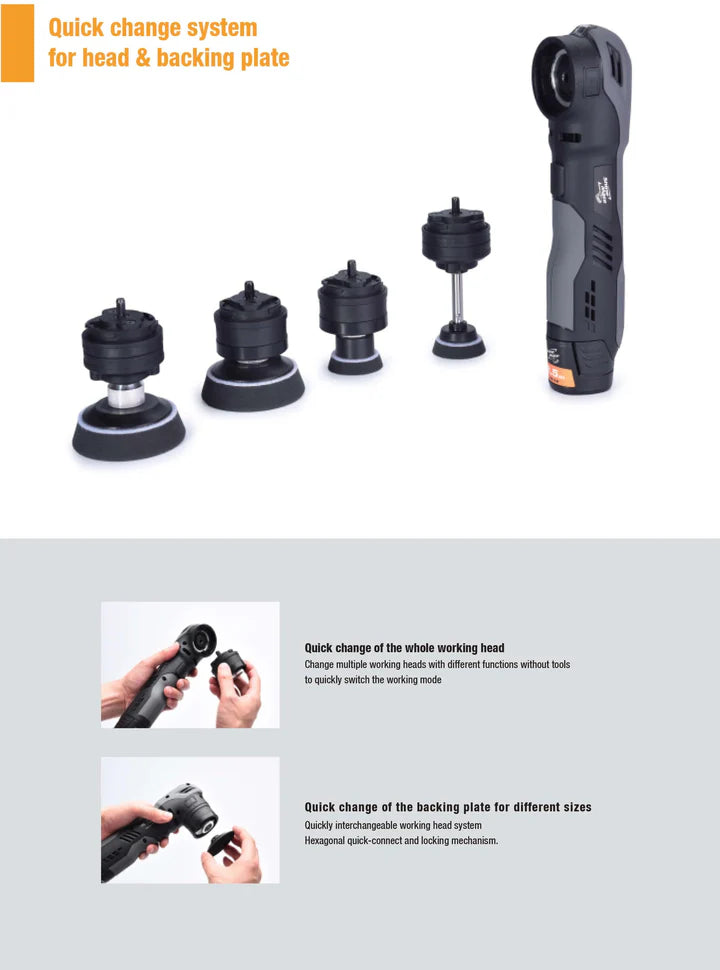 ShineMate EB210 Cordless Polisher Box Kit – Multi Functional Polishing Machine