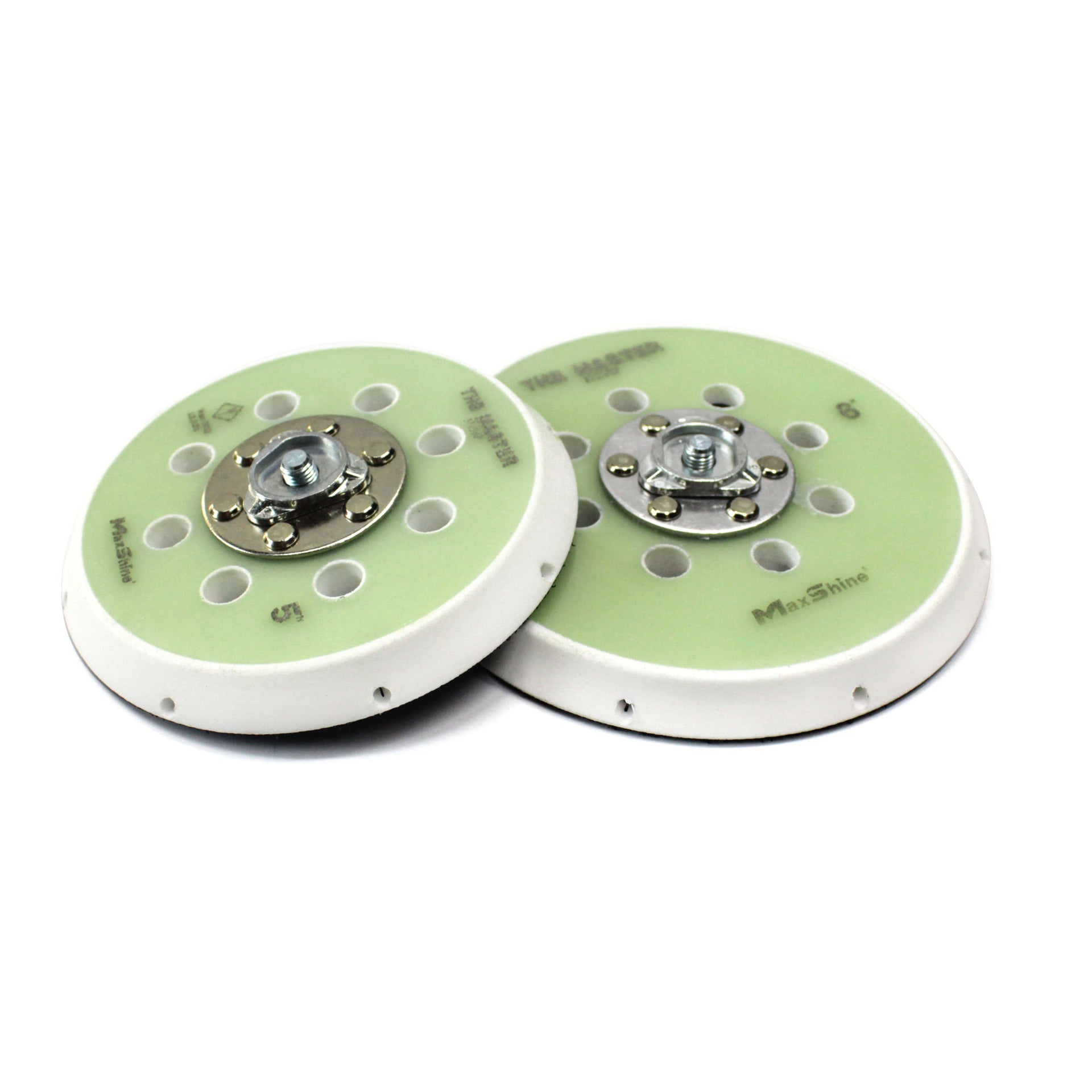Maxshine 2-Inch (50mm) Rotary Polisher Backing Pad - 5/8" Thread, Heat Vents, For Detailing & Paint Correction