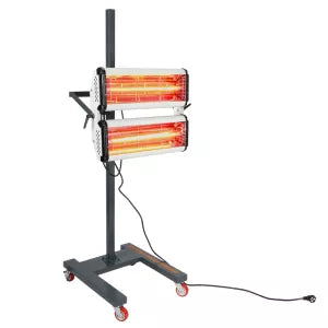 Infrared paint curing system 2 tubes For carbody repair (IR Heaters)