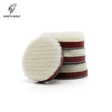 NORTHWOLF 3 INCH SHORT NAP WOOL PAD WITH FOAM (POLISHING PAD - 8MM)