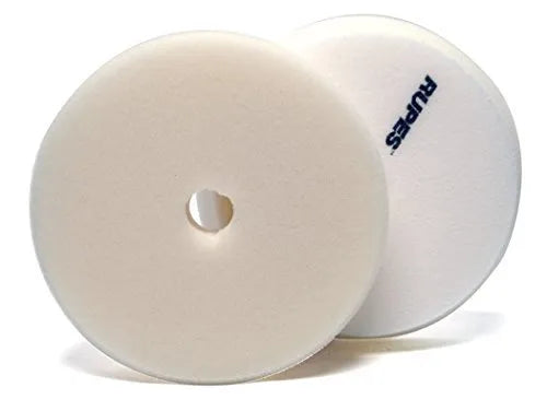 RUPES 150 mm (6 inch) Ultra Fine Foam Pad, White, 1, 2, or 4 PK