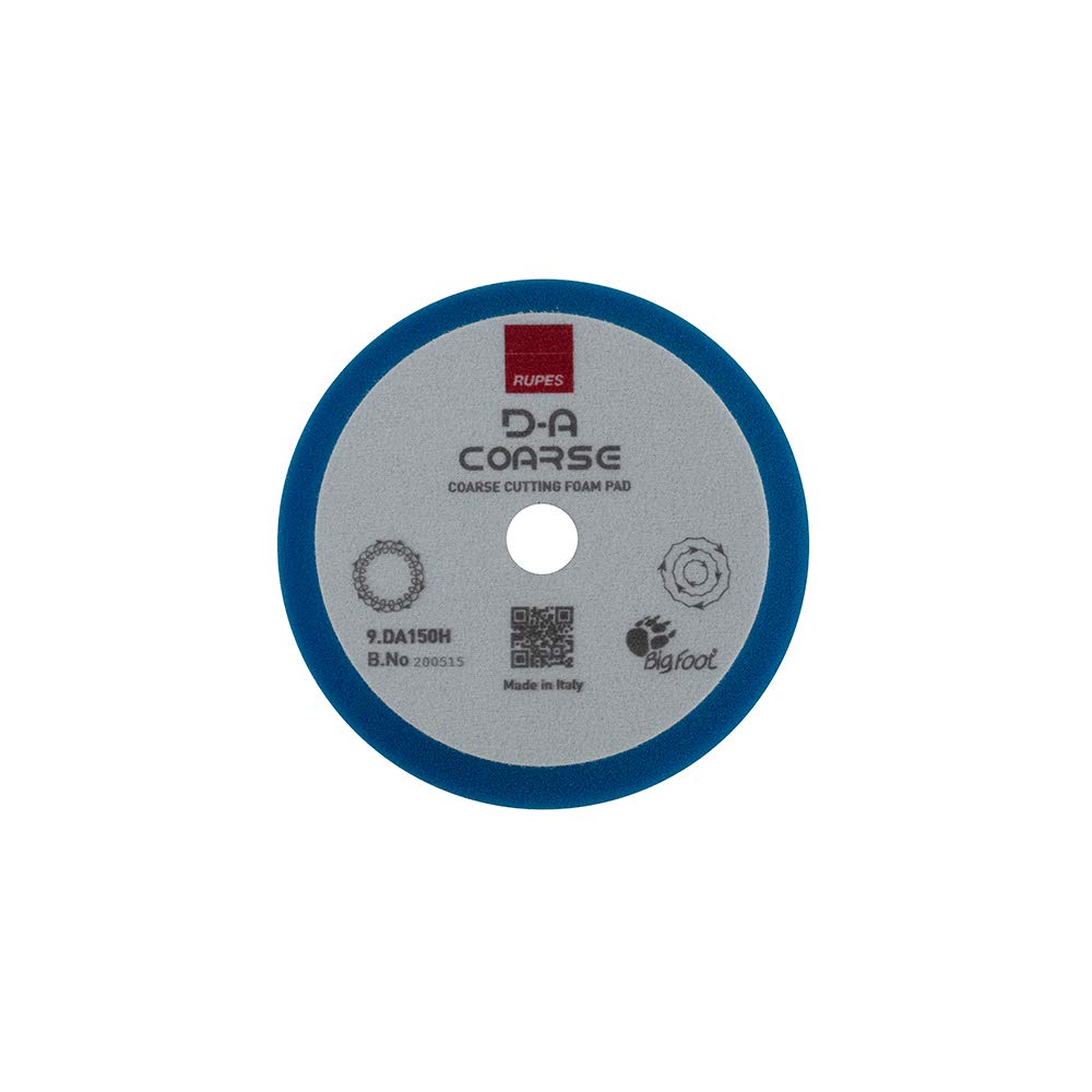 RUPES (9.DA150H) DA COARSE CUTTING FOAM PAD Ø 130/150MM (BLUE)