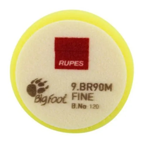 RUPES (9.BR90M) ROTARY YELLOW FINE POLISHING FOAM PAD