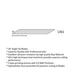 SDI 1361 SNAP-OFF BLADES (9MM, 30 DEGREES) - 100PCS SET