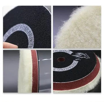 NORTHWOLF 6 INCH SHORT NAP WOOL PAD WITH FOAM (CUTTING PAD - 12MM)