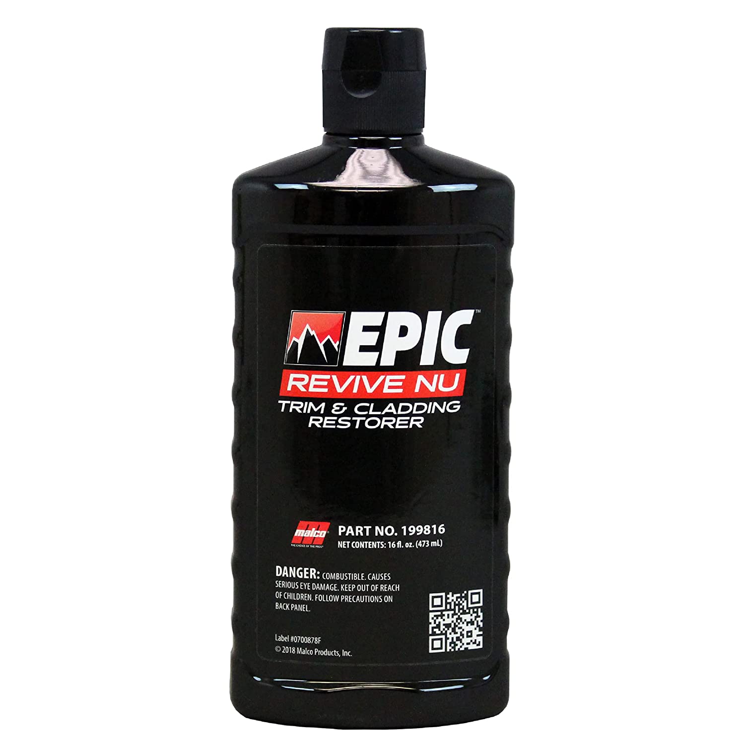 MALCO EPIC REVIVE NU CLADDING & TRIM RESTORER BOTTLE 16OZ