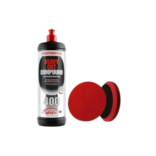 MENZERNA 400 HEAVY COMPOUND WITH HEAVY CUTTING PAD