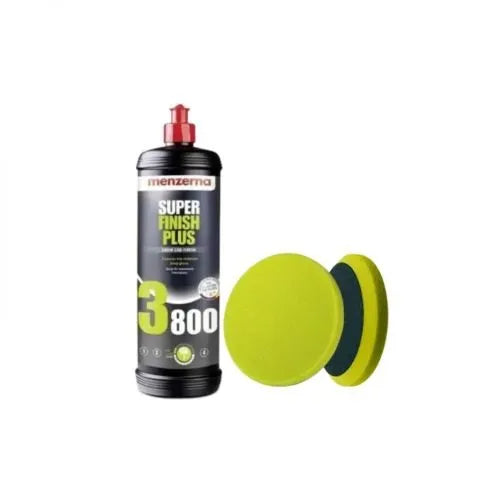 MENZERNA 3800 SUPER FINISH COMPOUND WITH  7'' INCH SOFT CUT PAD