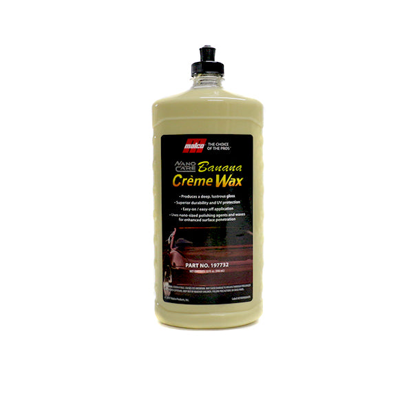 MALCO NANO CARE BANANA CRÈME WAX FOR CAR 32OZ