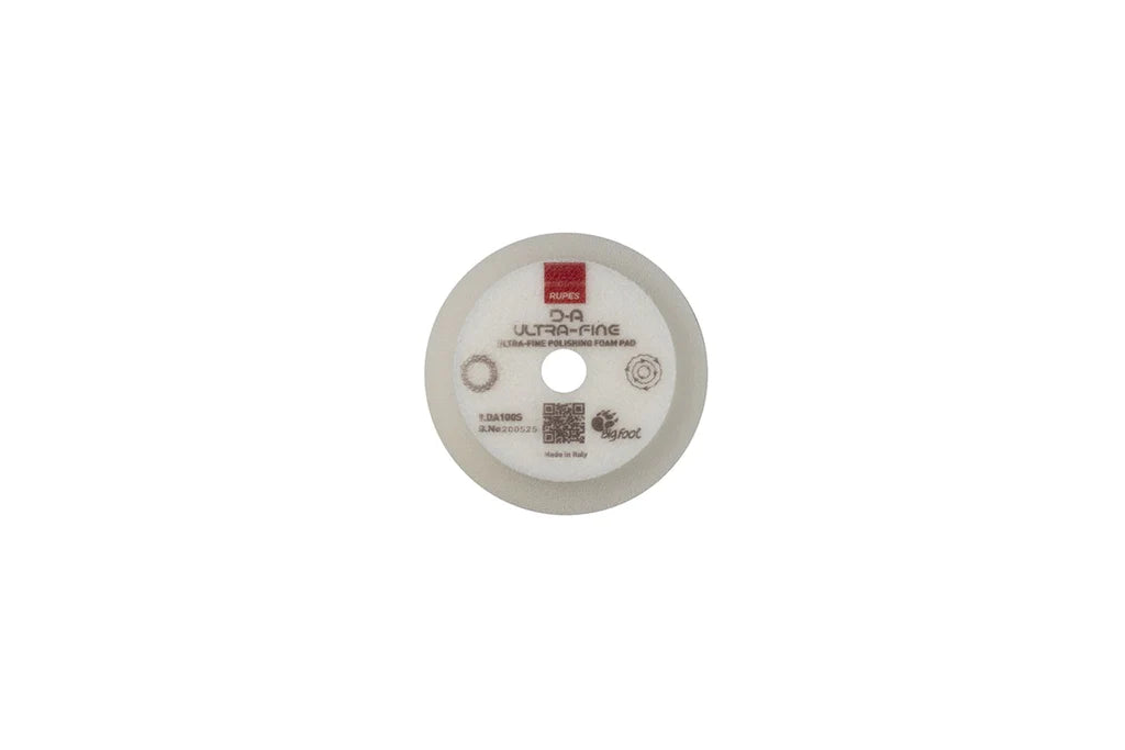 RUPES (9.DA100S) DA Ultra Fine Polishing Foam Pad  80/100mm(White)