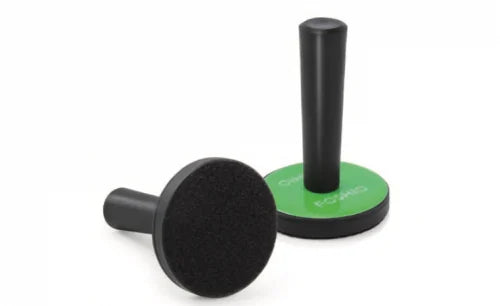 VINYL MAGNET HOLDER WITH EXPOY STICKER & FABRIC BASE 45MM DIAMETER