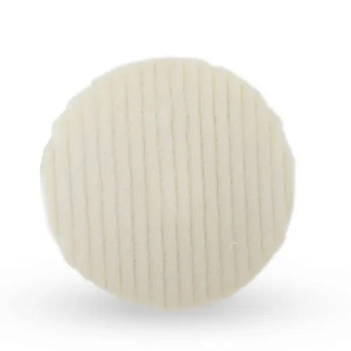 Yellow Foamed Wool Pad With Maximum User Comfort 7"